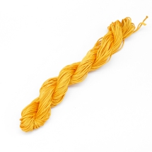 Шнур Нейлоновый, Цвет: Светло-оранжевый, Размер: Диаметр 1мм, около 24м/связка, (УТ000004554)