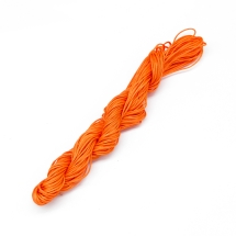 Шнур Нейлоновий, Колір: Помаранчевий, Розмір: Діаметр 1мм, близько 24м/зв'язка, (УТ000004555)